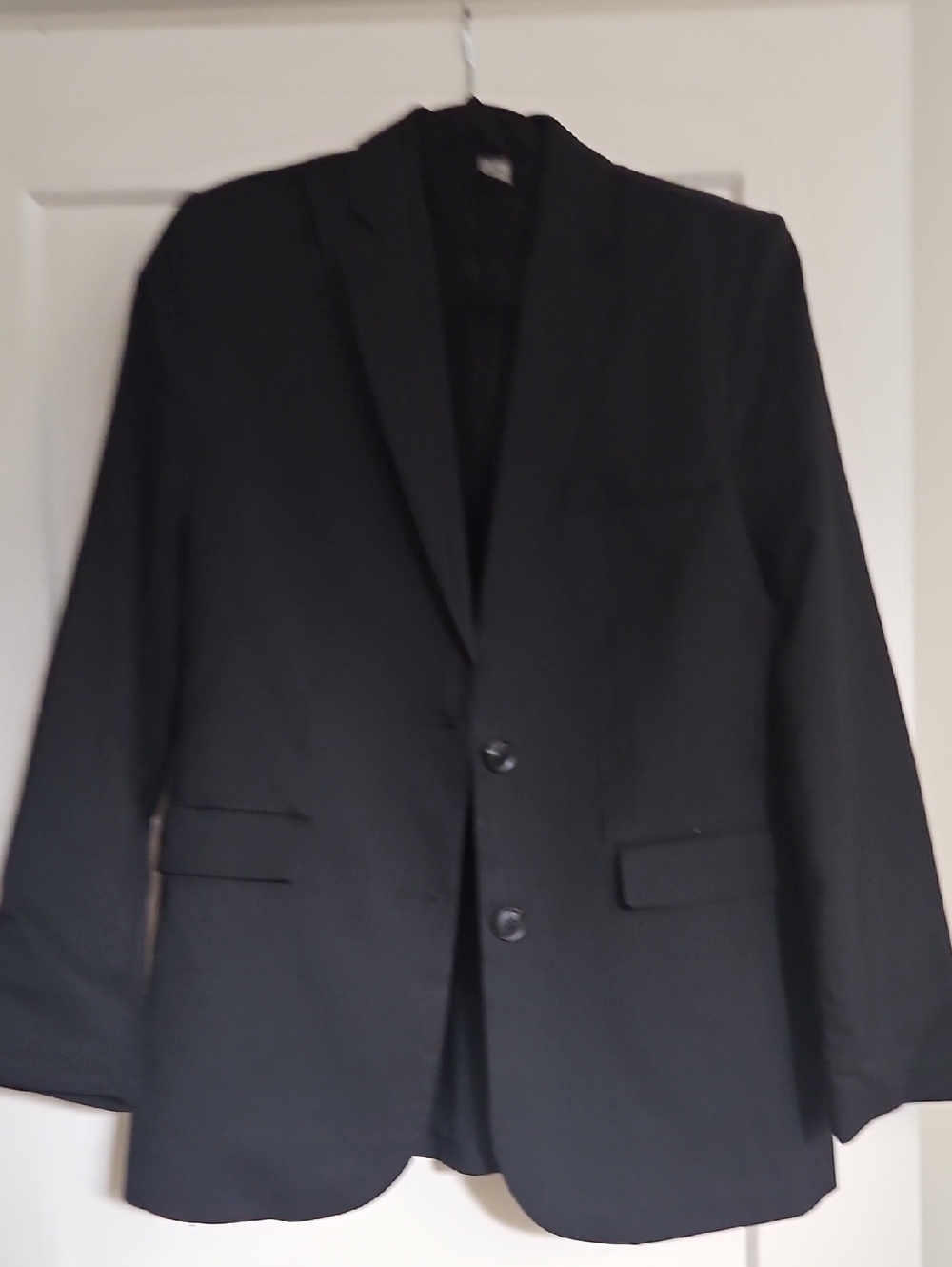 H&M Women's Oversized Black Two-Button Suit Jacket